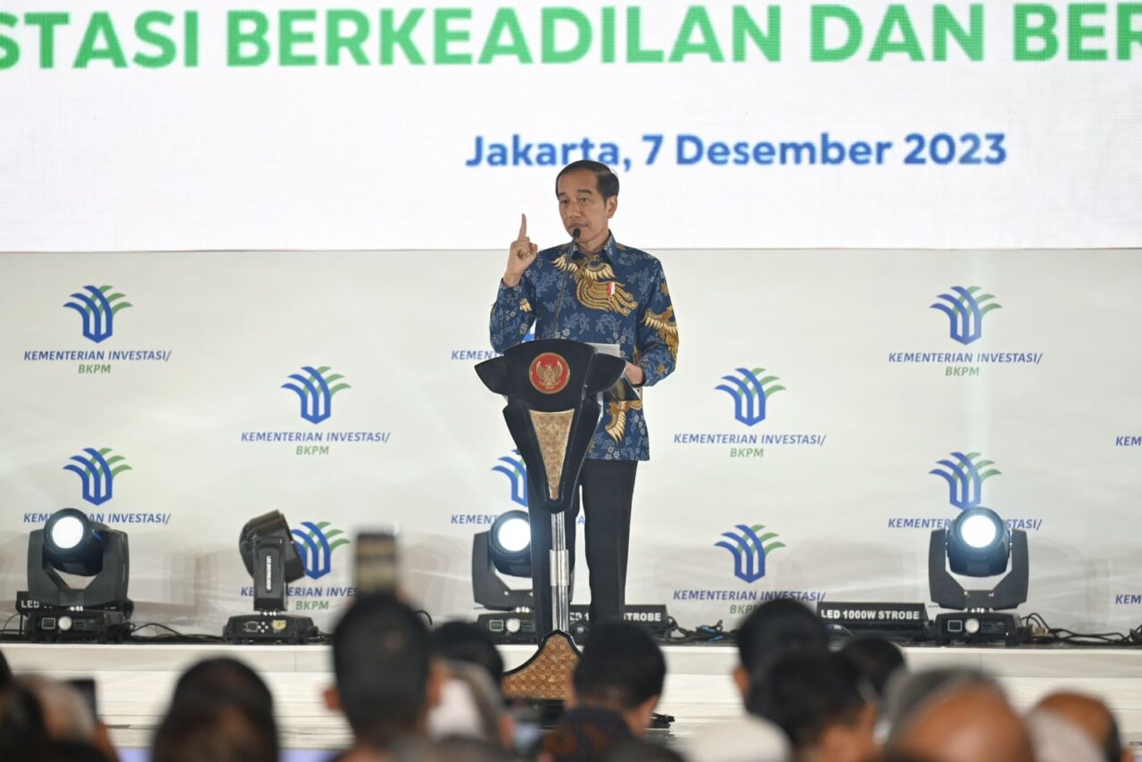 Presiden Jokowi Buka Rakornas Investasi 2023 